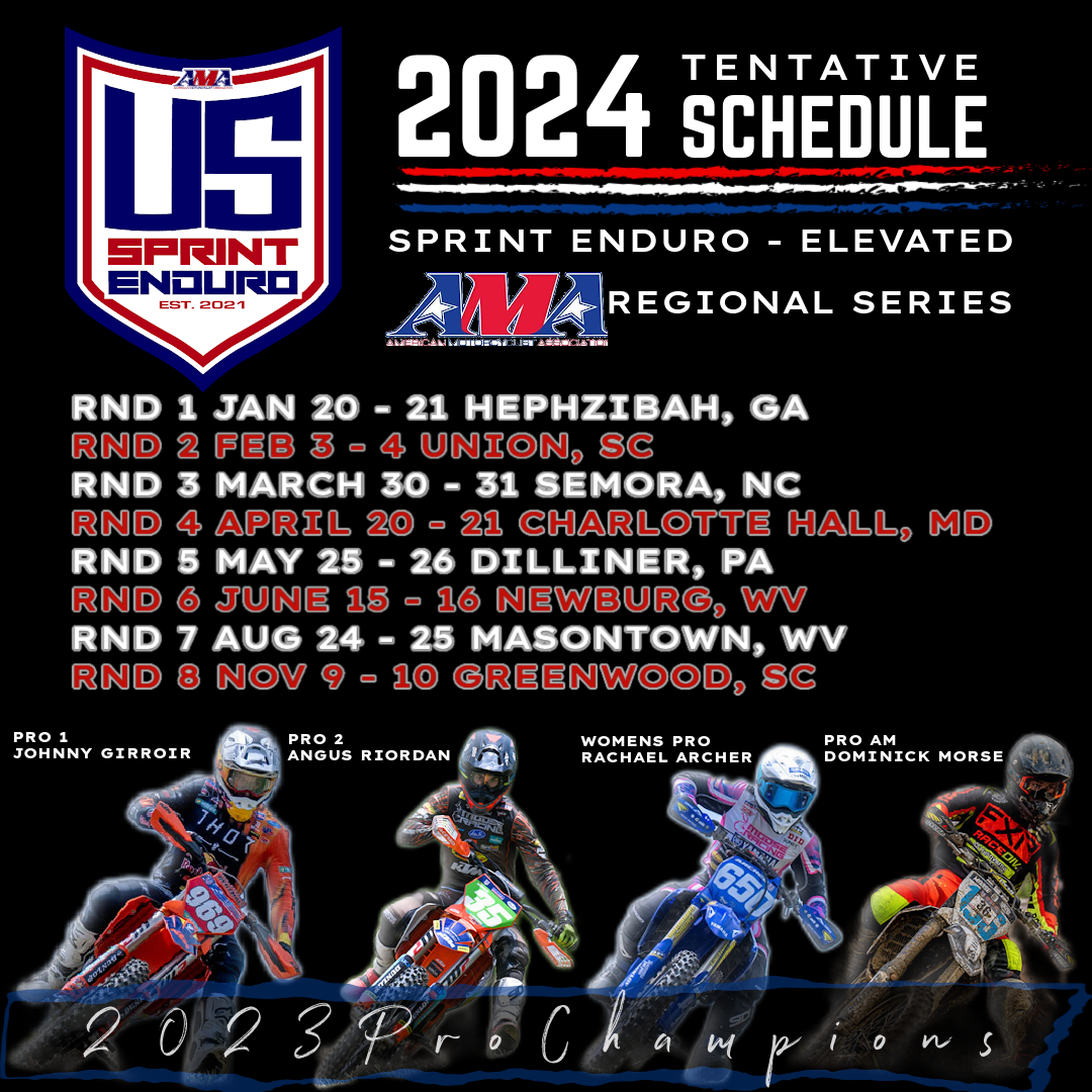 Series Schedule This is Sprint Enduro Elevated!