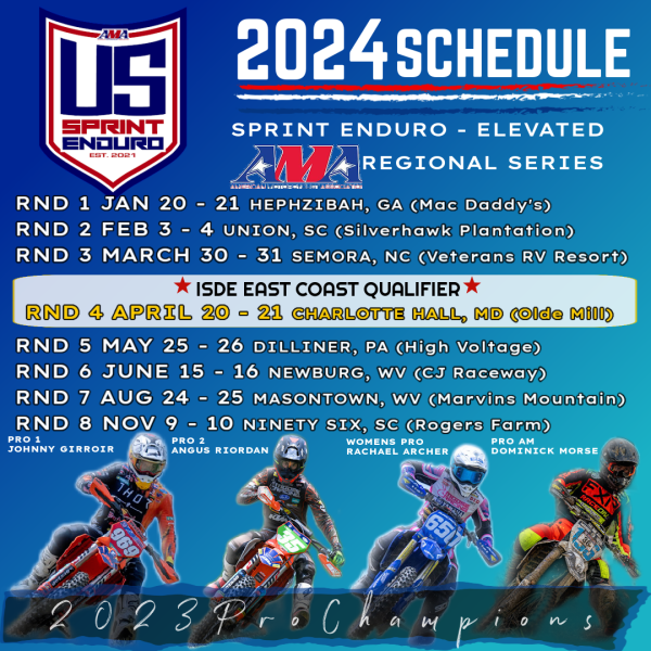 Series Schedule Sprint Enduro... Elevated!